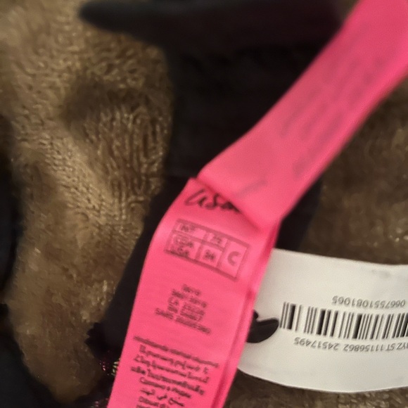 Floral Lace Underwire Bra - Black - Picture 2 of 3